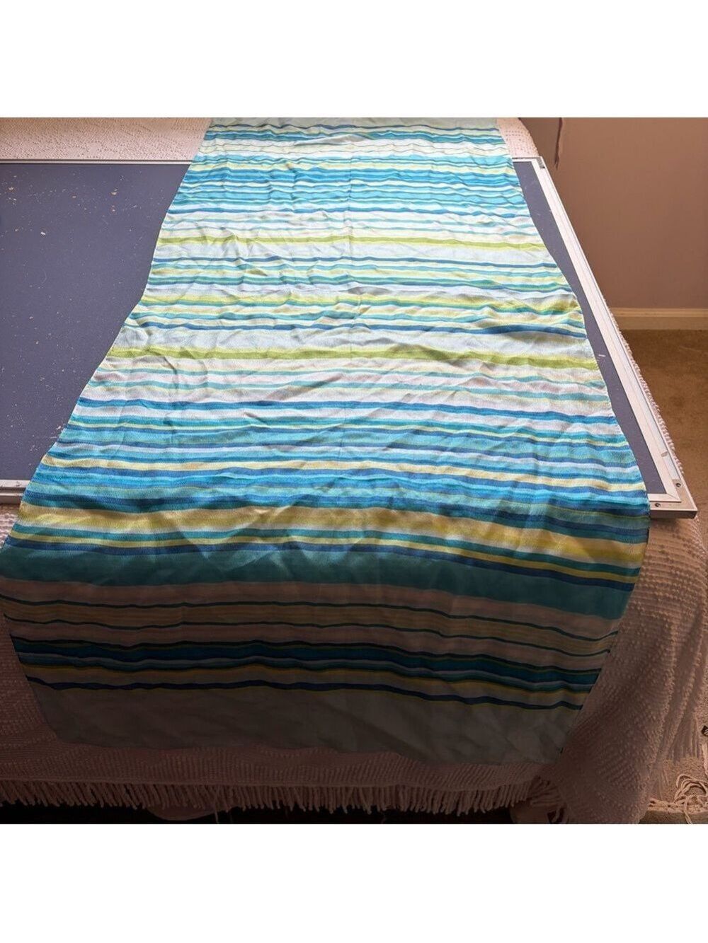 Talbots Striped Scarf,Beautiful - Picture 2 of 11
